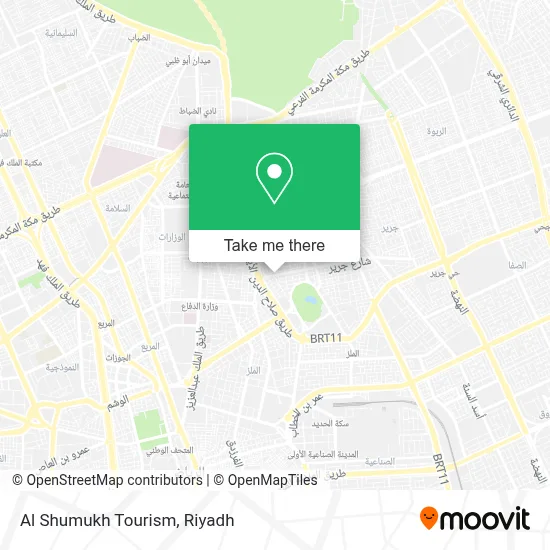 Al Shumukh Tourism map