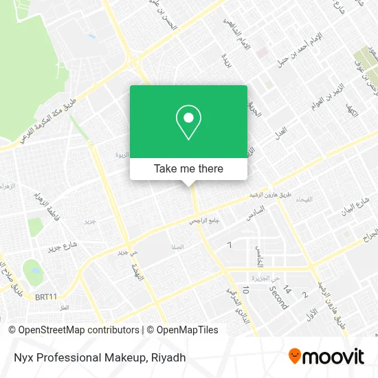 Nyx Professional Makeup map
