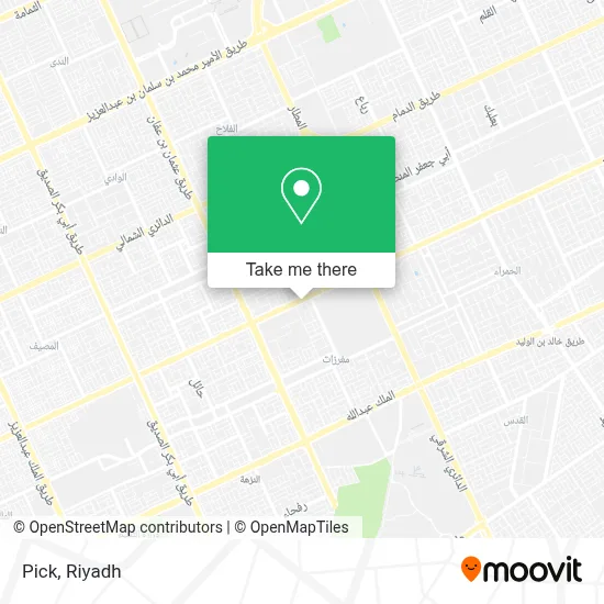 Pick map