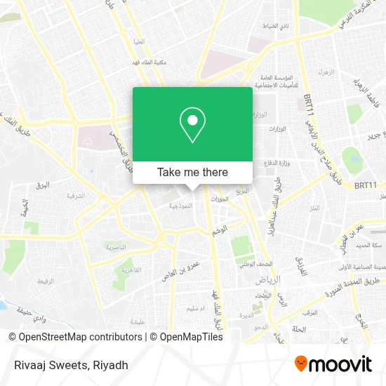 Rivaaj Sweets map