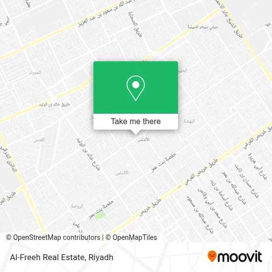 Al-Freeh Real Estate map