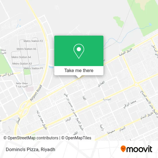 Domino's Pizza map