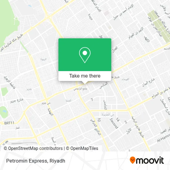 Petromin Express map