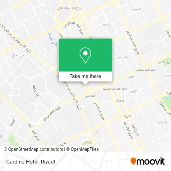Gardino Hotel map