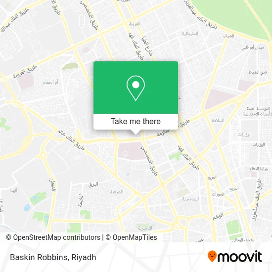 Baskin Robbins map