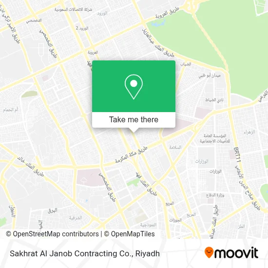 Sakhrat Al Janob Contracting Co. map