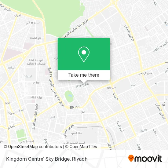 Kingdom Centre' Sky Bridge map