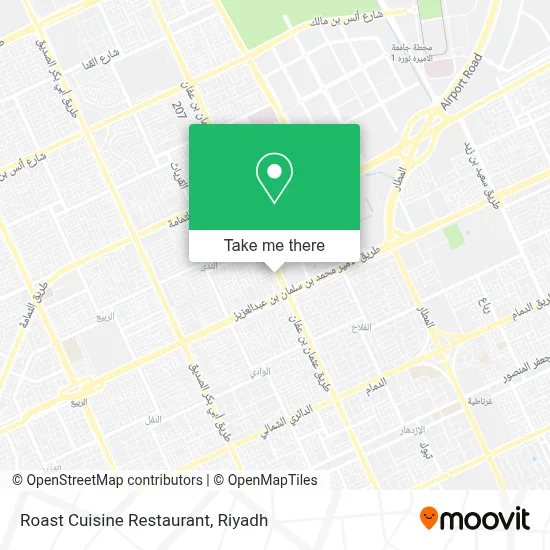 Roast Cuisine Restaurant map