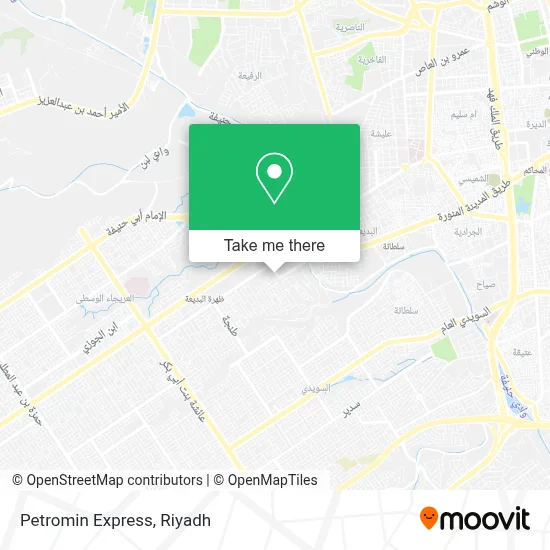 Petromin Express map