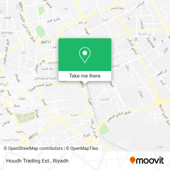 Houdh Trading Est. map