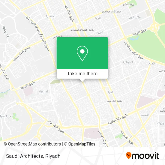 Saudi Architects map