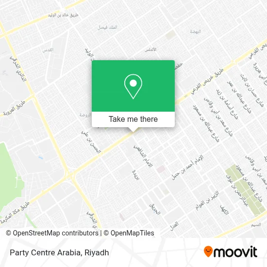Party Centre Arabia map