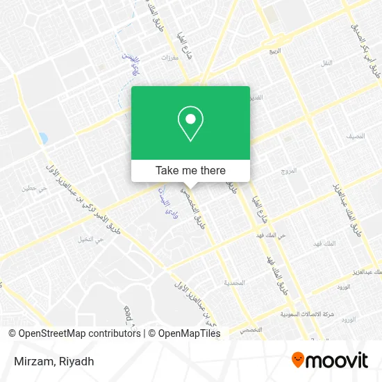 Mirzam map