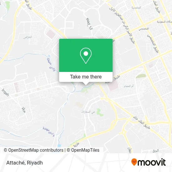 Attaché map