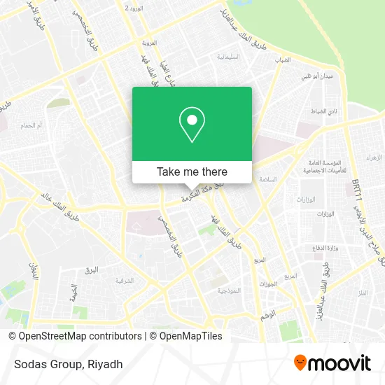 Sodas Group map