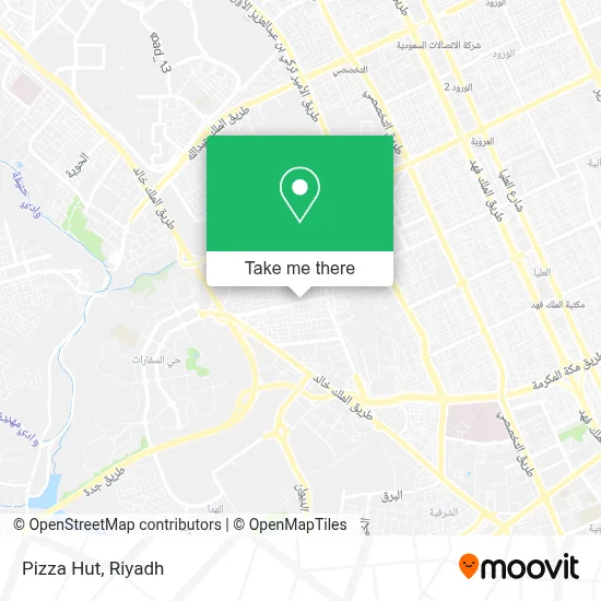 Pizza Hut map
