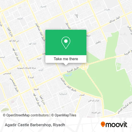 Agadir Castle Barbershop map