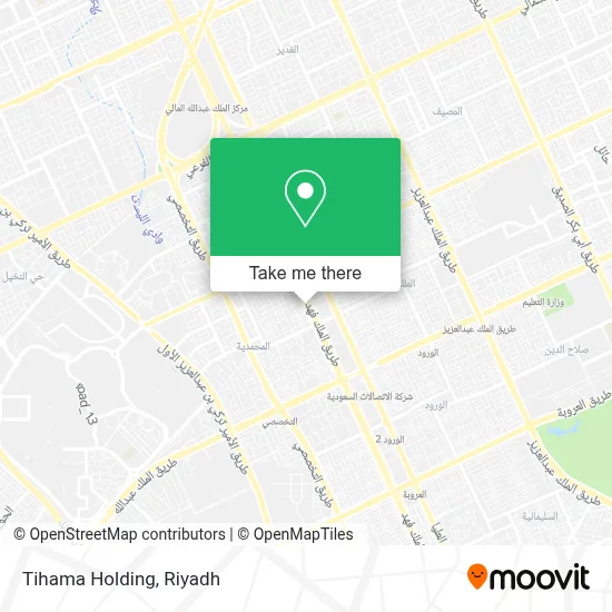 Tihama Holding map
