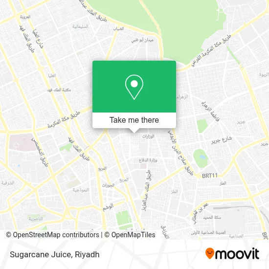 Sugarcane Juice map