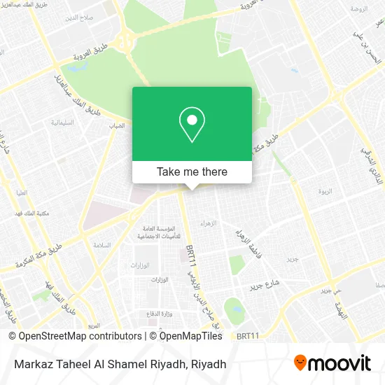 Markaz Taheel Al Shamel Riyadh map
