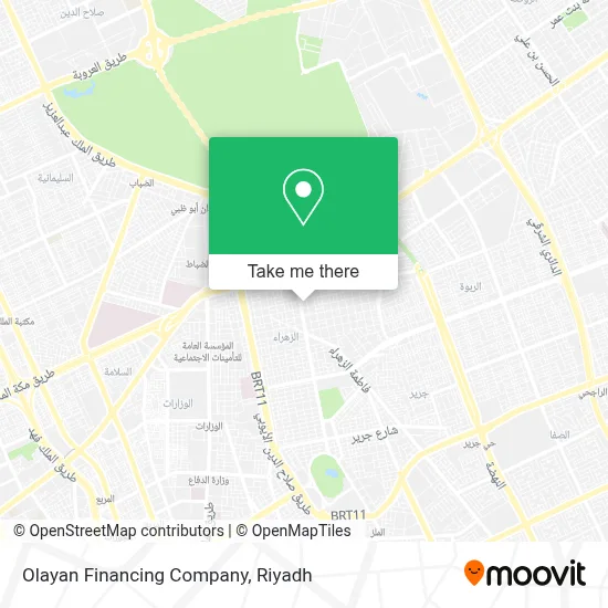 Olayan Financing Company map