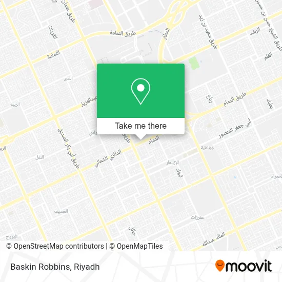 Baskin Robbins map