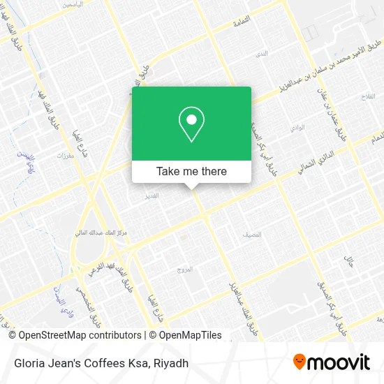Gloria Jean's Coffees Ksa map