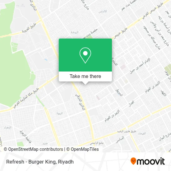 Refresh - Burger King map