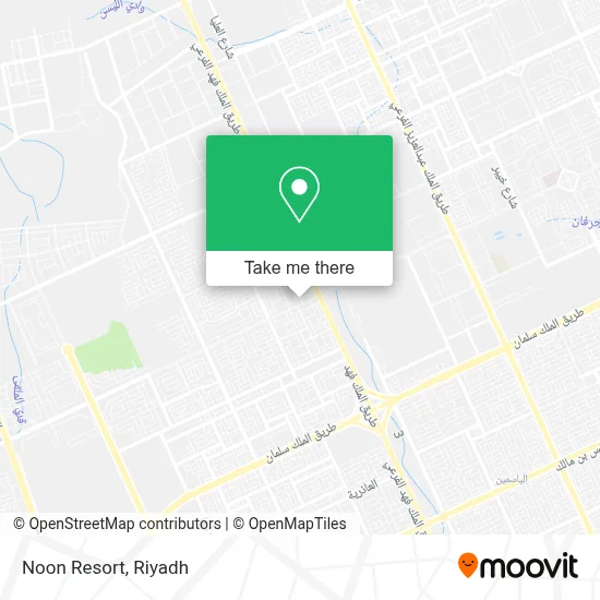 Noon Resort map