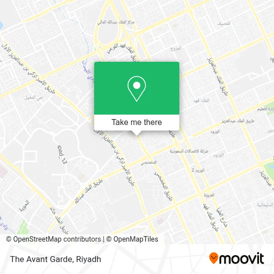 The Avant Garde map