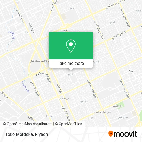 Toko Merdeka map