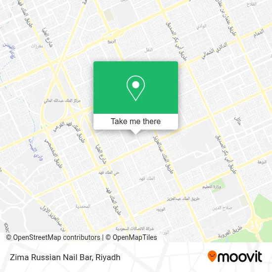 Zima Russian Nail Bar map
