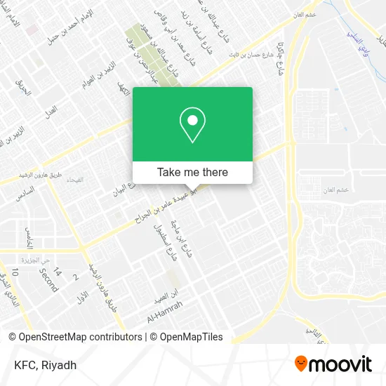 KFC map