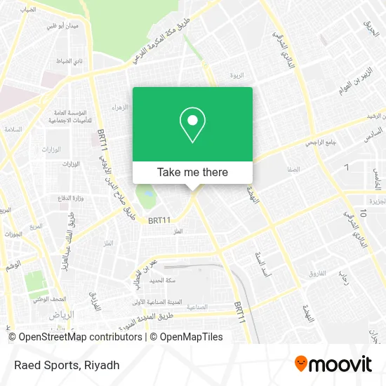 Raed Sports map