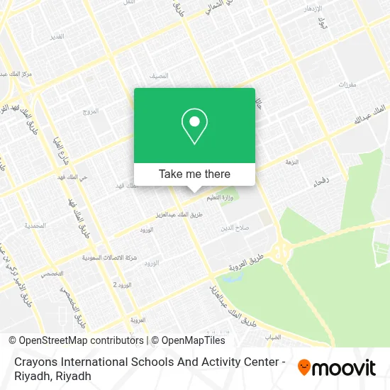 Crayons International Schools And Activity Center - Riyadh map