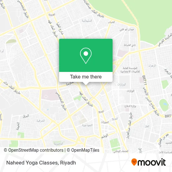 Naheed Yoga Classes map