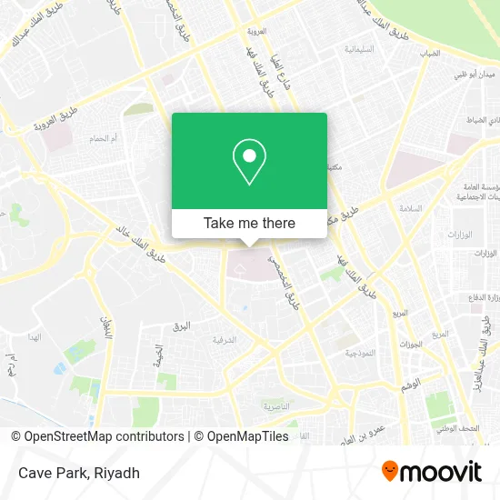 Cave Park map