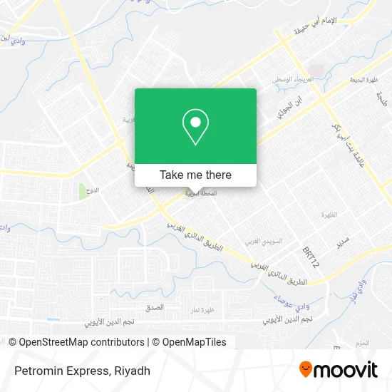 Petromin Express map