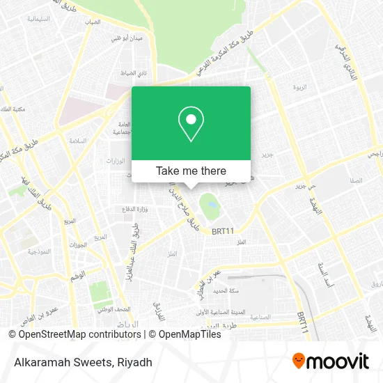 Alkaramah Sweets map