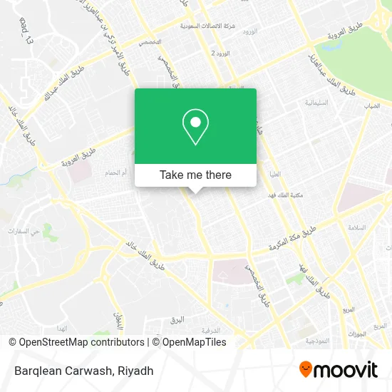 Barqlean Carwash map