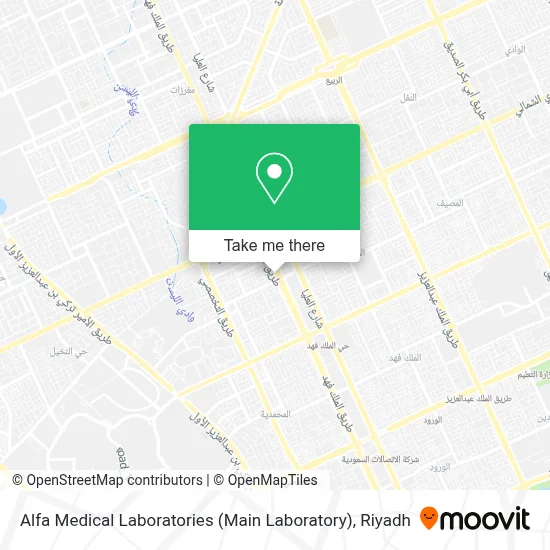Alfa Medical Laboratories (Main Laboratory) map