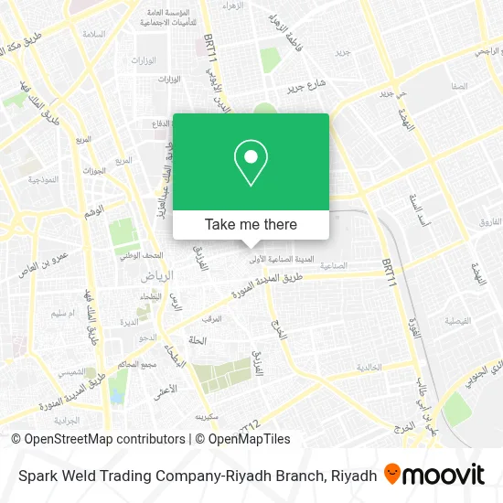 Spark Weld Trading Company-Riyadh Branch map