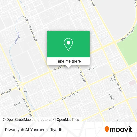 Diwaniyah Al-Yasmeen map