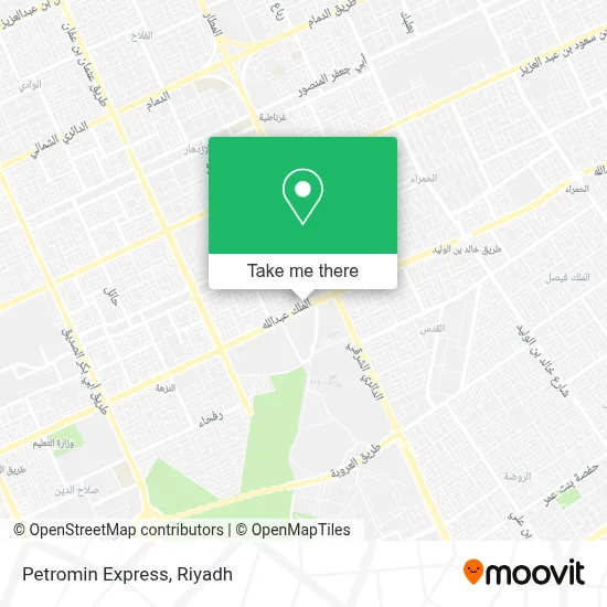 Petromin Express map