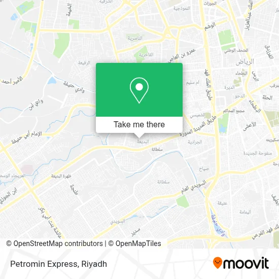 Petromin Express map