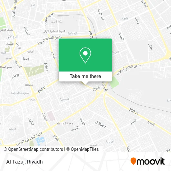 Al Tazaj map