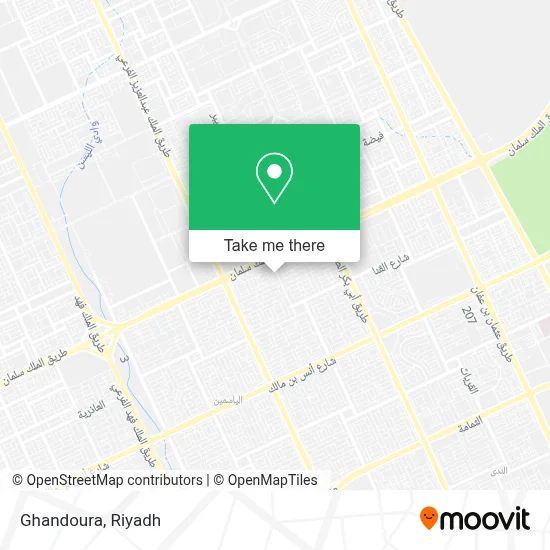 Ghandoura map