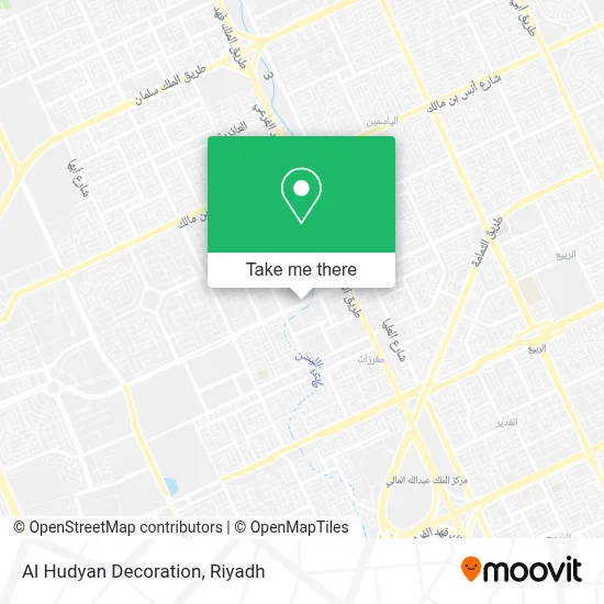 Al Hudyan Decoration map