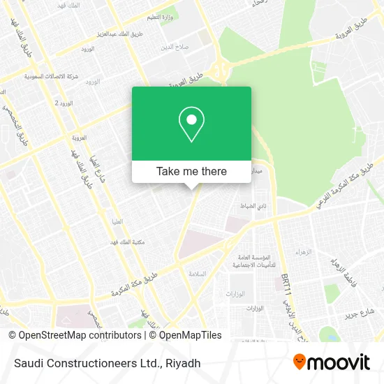 Saudi Constructioneers Ltd. map