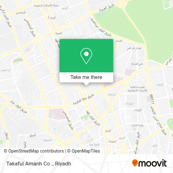 Takaful Amanh Co . map